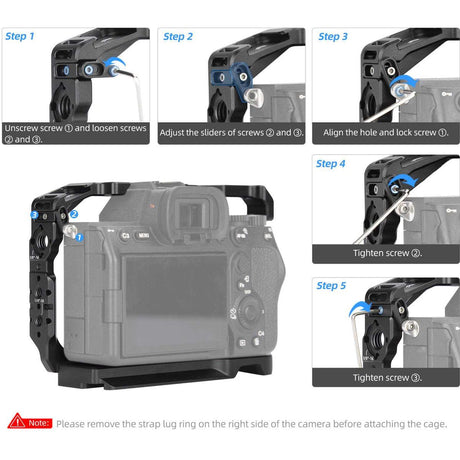 Nitze Cage For Sony A7III / A7IV / A7SIII / A7RIII / A7RIV / A7RV (T-S13A) - image 3 of 5