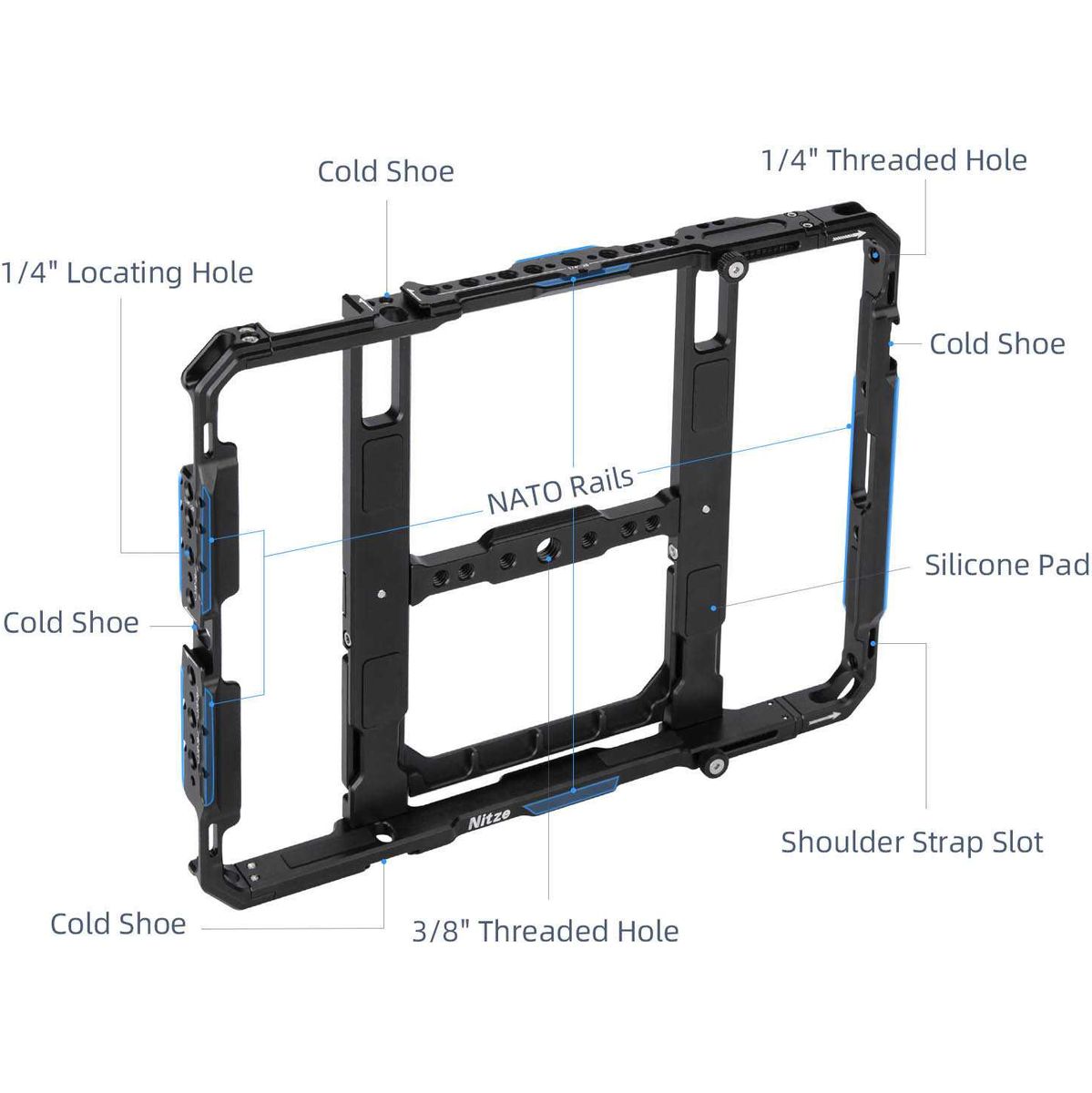 Nitze Cage For Tablet 9 - 11 (T-TC03A) - image 2 of 5