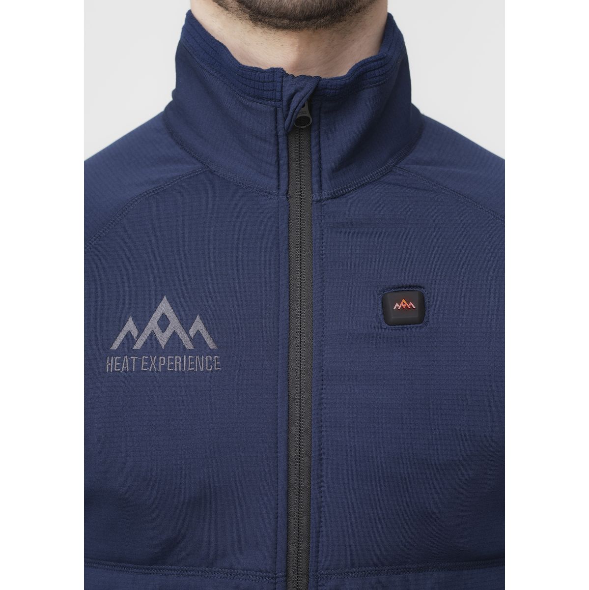 Heat Experience Heated Grid Fleece Mens - image 4 of 5