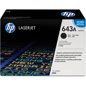 HP 643A Colour LaserJet Cartridge Black SC1 Q5950A