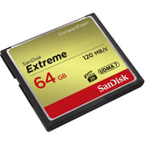 SanDisk CF Extreme 64GB 120MB/Sec 85 MB Write UDMA 7 - image 2 of 2