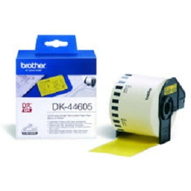 Brother DK44605 Endless Label Paper Gelb