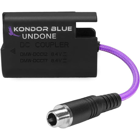 Kondor Blue KB-FDC-BLK22-P Gerald Undone 4" Female Locking DC Barrel 2.1