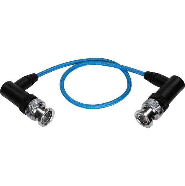 Kondor Blue KB-SDI3G-16-BK Ultra Thin 3G SDI Video Cable Right Angle BNC 16"