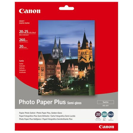 Canon SG-201 Semi Glossy Photo Paper Inktjet 260G/M2 8x10 In - image 2 of 2