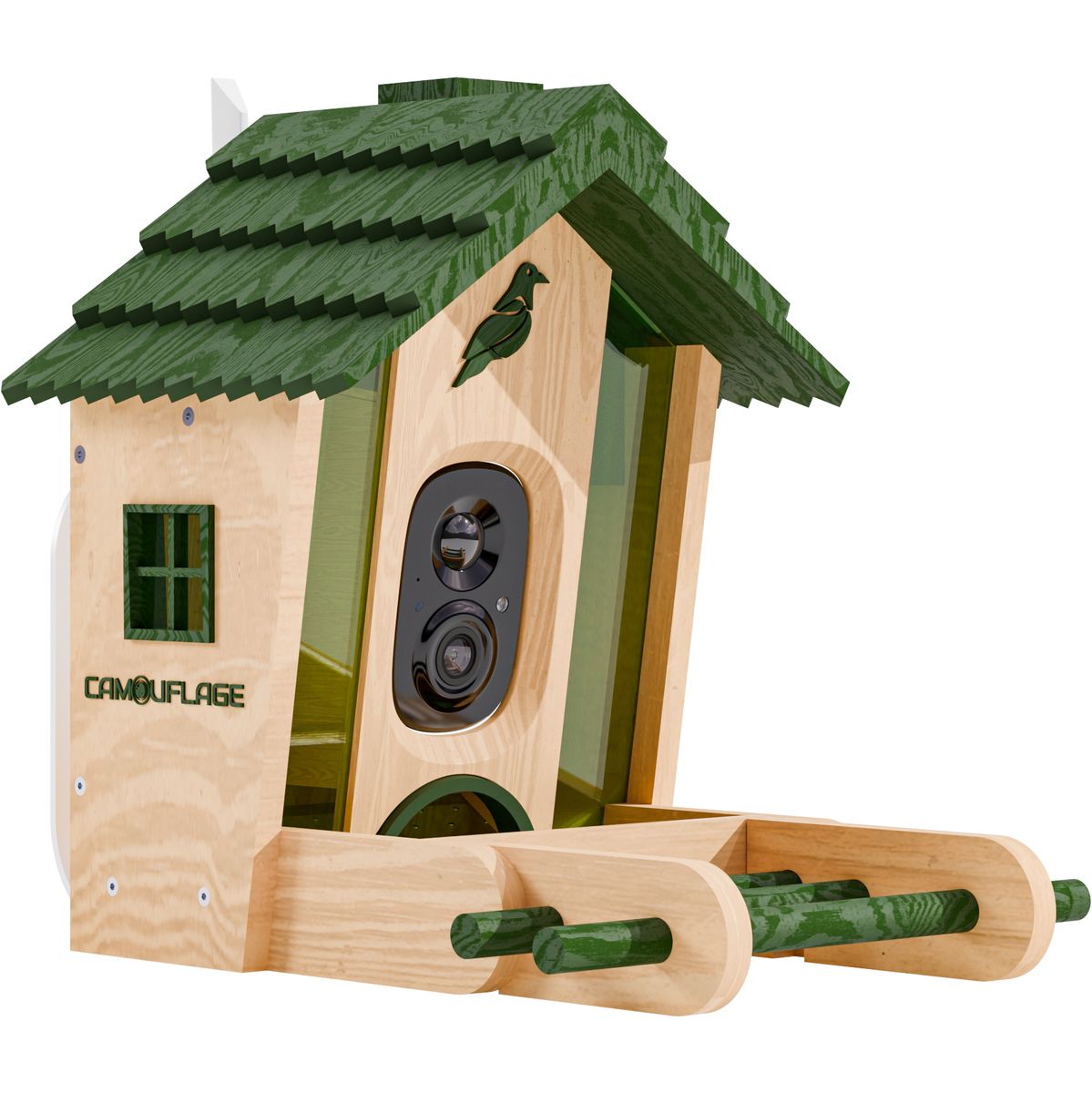 Camouflage EZ Birdspot Bird Feeder w/ Built-In AI Camera - image 4 of 5
