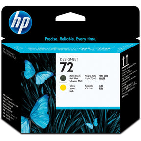 HP 72 Print Head Matt Black And Yellow SC C9384A