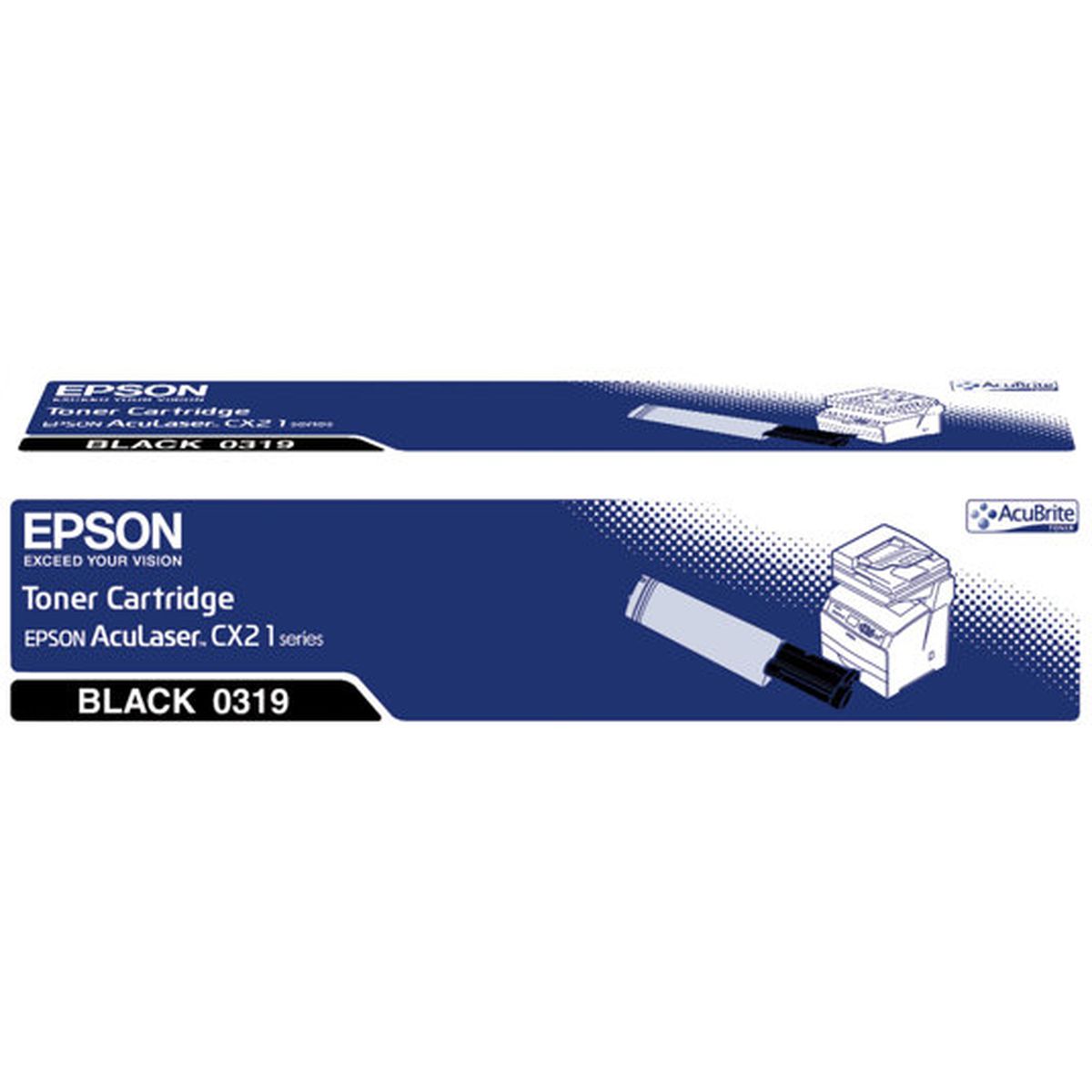 Epson AcuLaser CX21N CX21NF Toner Cartridge Black Standard C