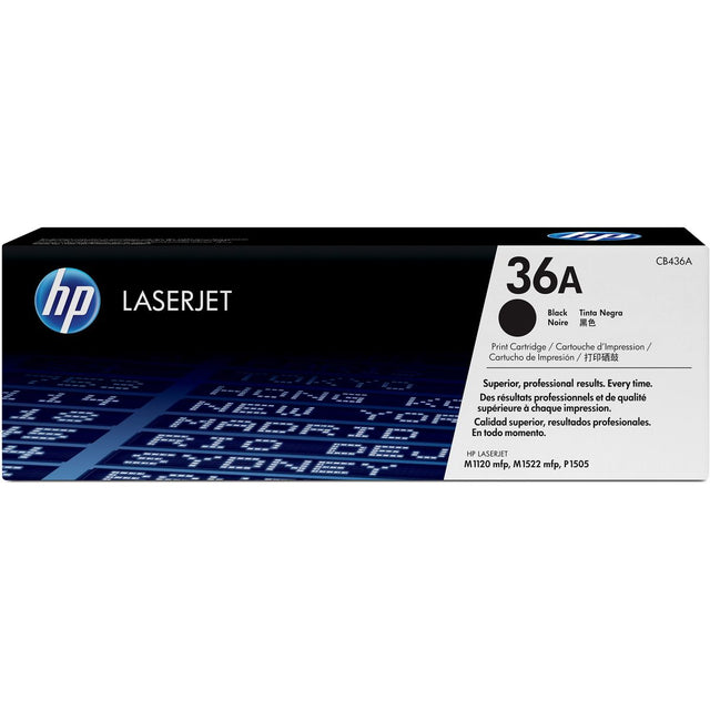 HP 36A LaserJet Cartridge Black SC CB436A