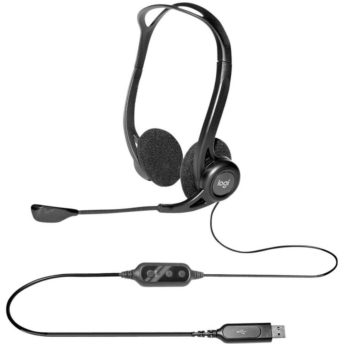 Logitech OEM PC960 Headset USB - image 2 of 2