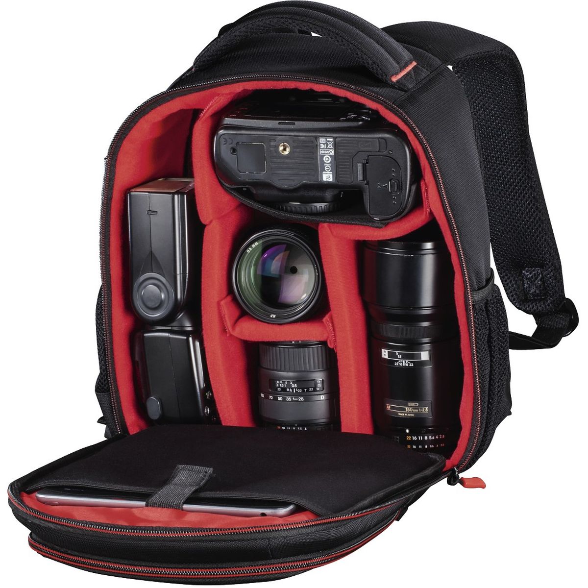 Hama Camera-Backpack Miami 150 Black/Red - image 2 of 5