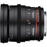 Samyang 20mm T1.9 VDSLR Canon