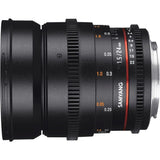 Samyang 24mm T1.5 VDSLR II Sony