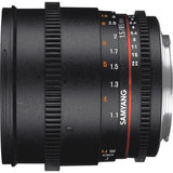 Samyang 85mm T1.5 VDSLR II Pentax