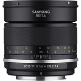Samyang 85mm f/1.4 MkII Fuji X