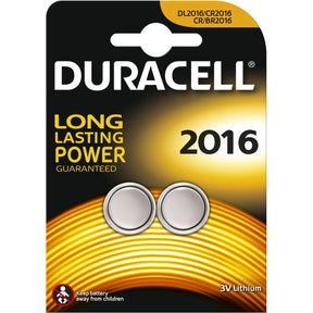 Duracell Battery Lithium 2016 2-PAK VE=10