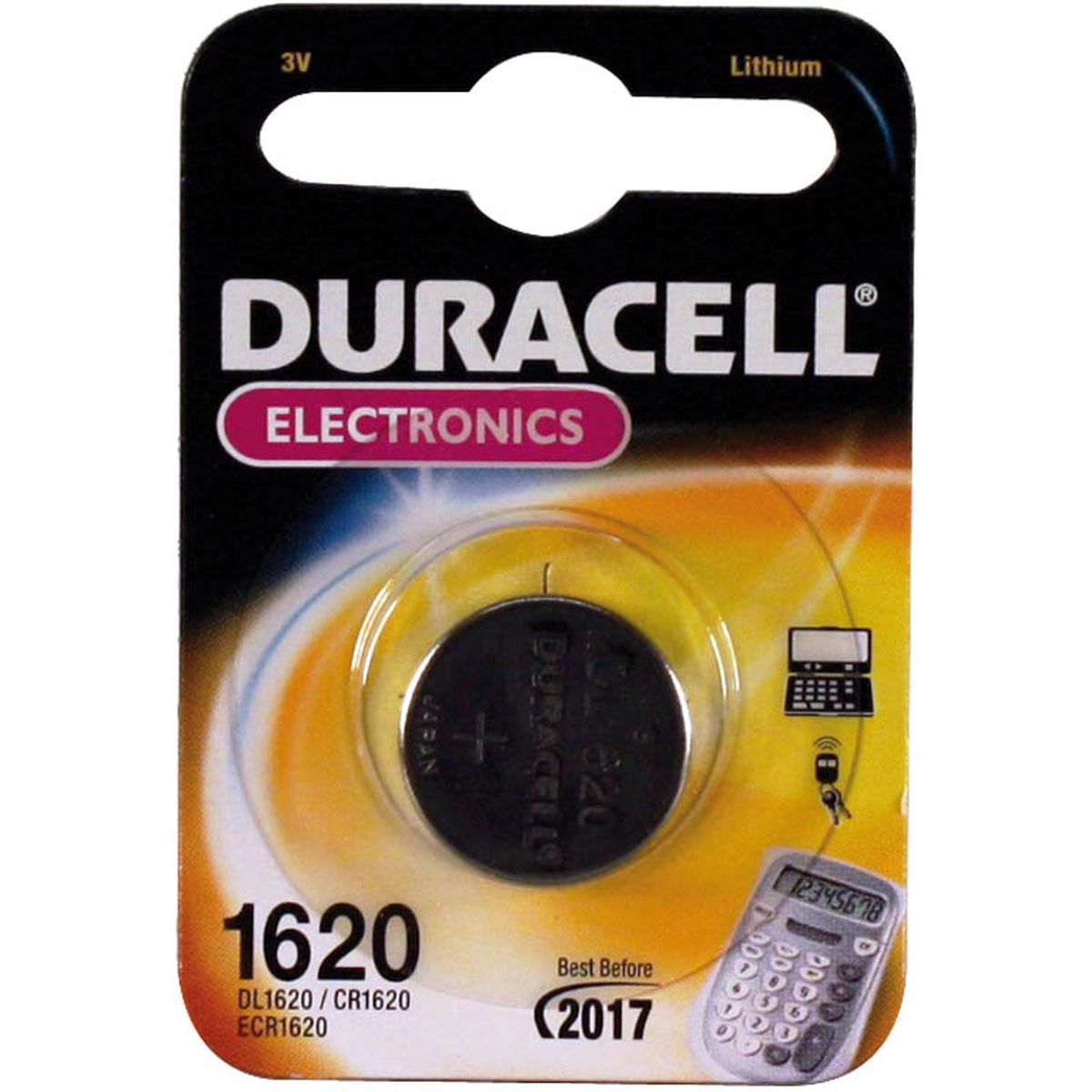 Duracell Battery Lithium 3 V CR1620