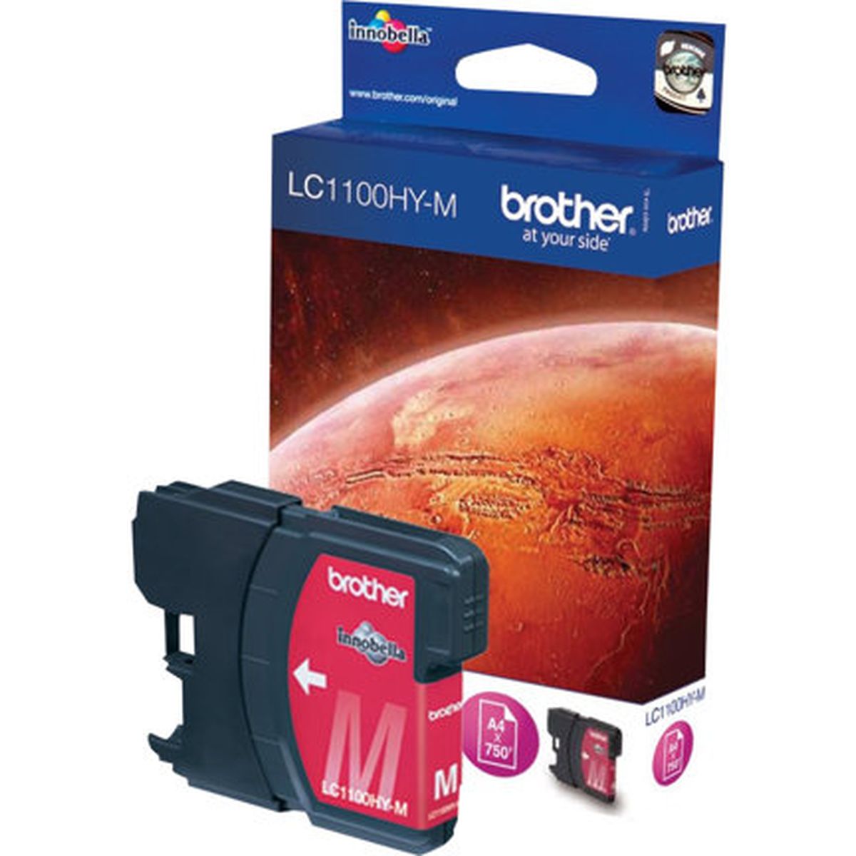 Brother LC-1100 Magenta HC 16ml LC1100HYM - image 2 of 3