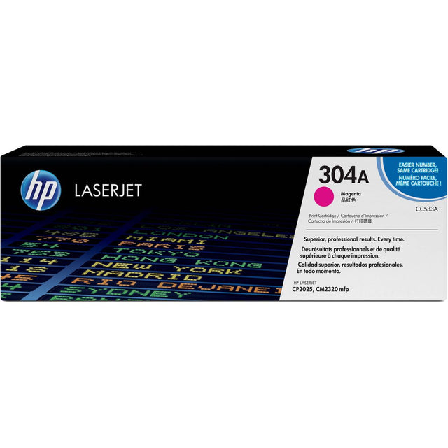 HP 304A Colour LaserJet Magenta SC ColorSphere CC533A