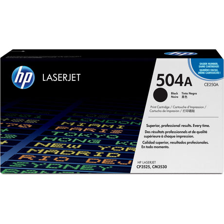 HP 504A Colour LaserJet Black SC ColorSphere CE250A