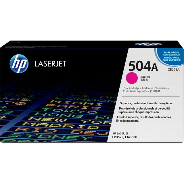 HP 504A Colour LaserJet Magenta SC ColorSphere CE253A