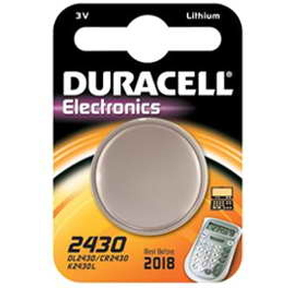 Duracell Battery Lithium 2430 VE=10