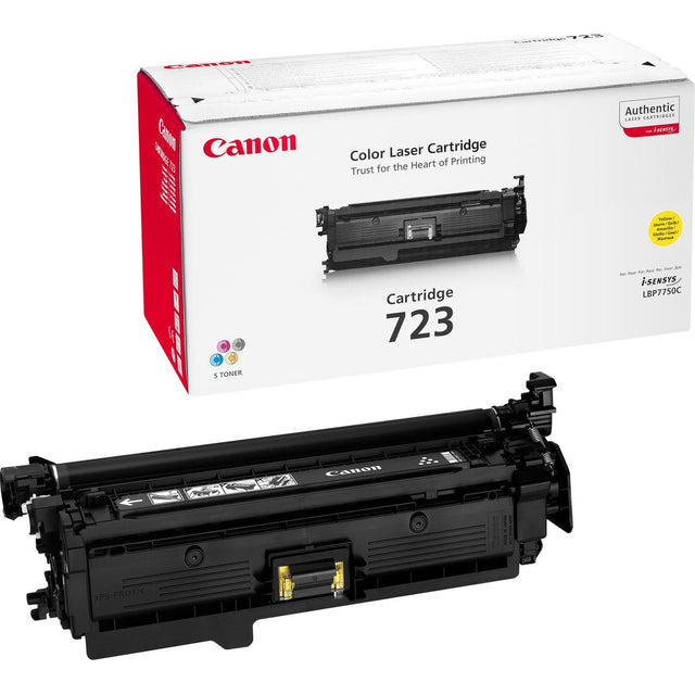 Canon 723 Toner Cartridge Yellow Standard Capacity 8.500 Page