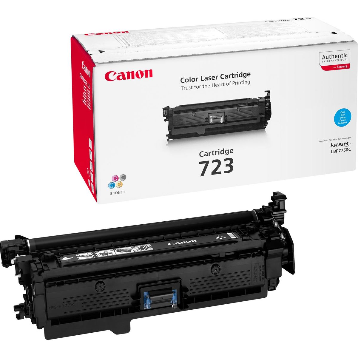 Canon 723 Toner Cartridge Cyan Standard Capacity 8.500 Pages