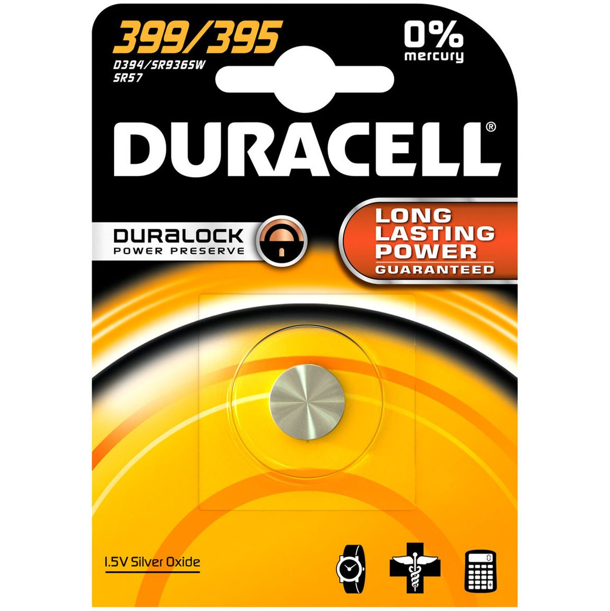 Duracell DURALOCK KNOOPBATTERIJ 399/395 SBL1