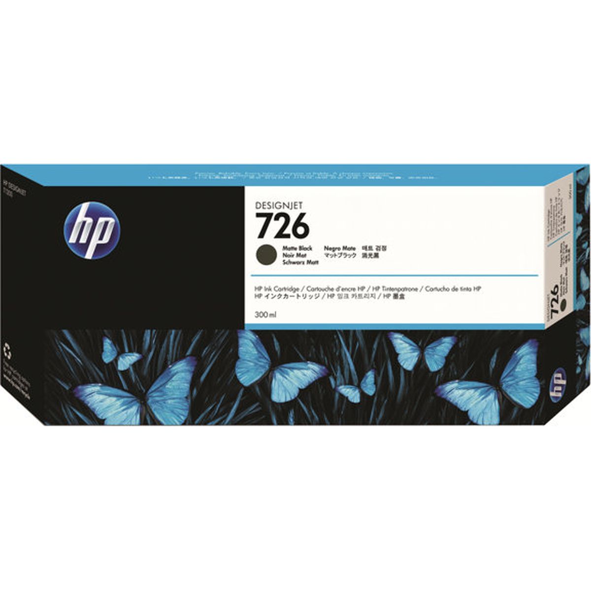 HP 726 Matt Black SC 300ml Vivera T CH575A - image 3 of 3