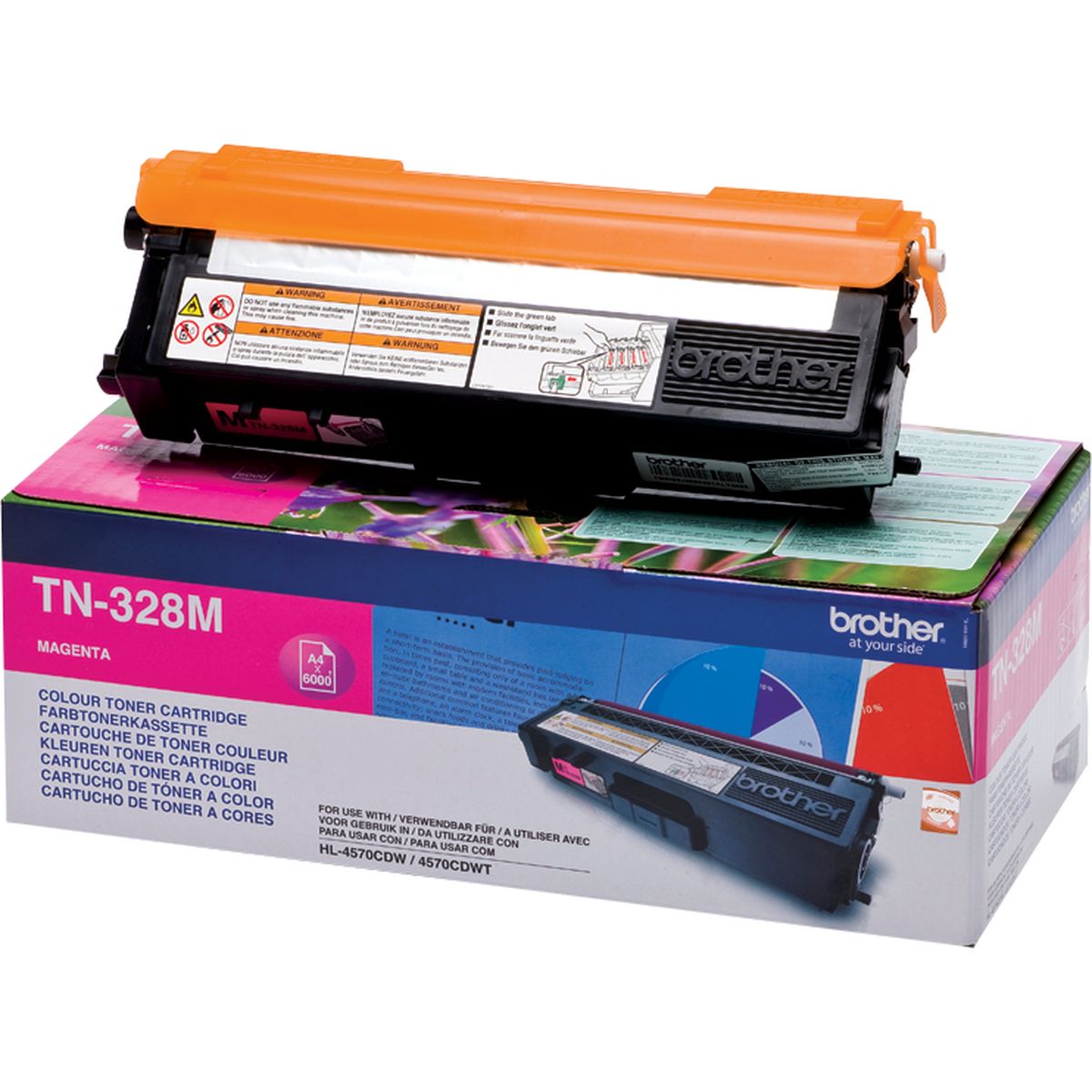 Brother TN328M Toner Magenta F/4150/4570