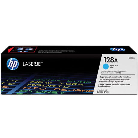 HP 128A LaserJet Cartridge Cyan SC CE321A