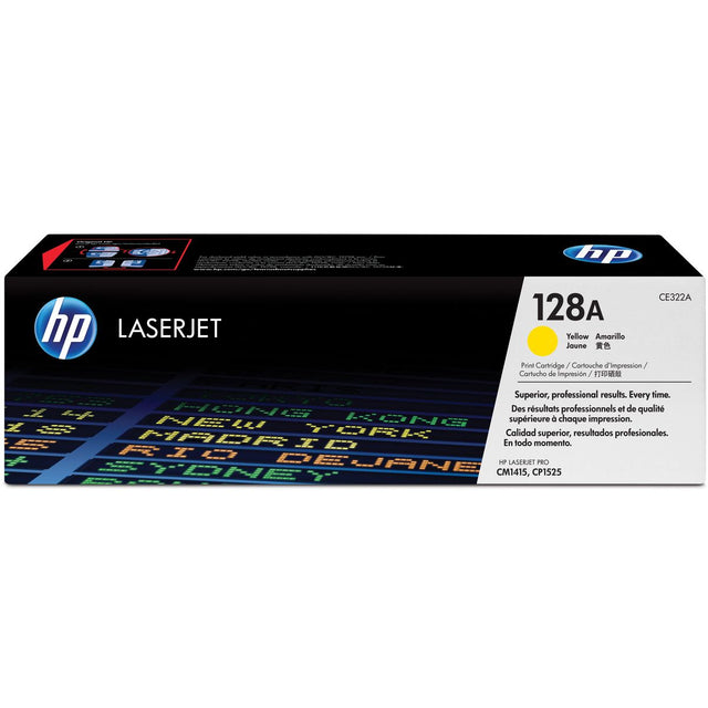 HP 128A LaserJet Cartridge Yellow SC CE322A