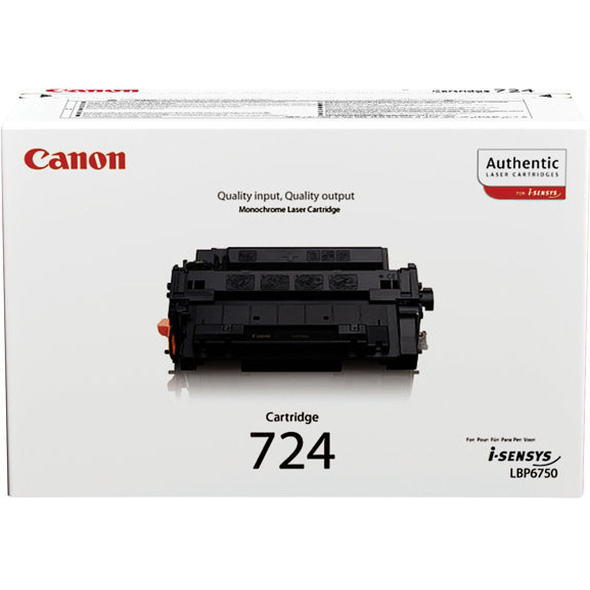 Canon CRG-724 Toner Cartridge Black Standard Capacity - image 3 of 3