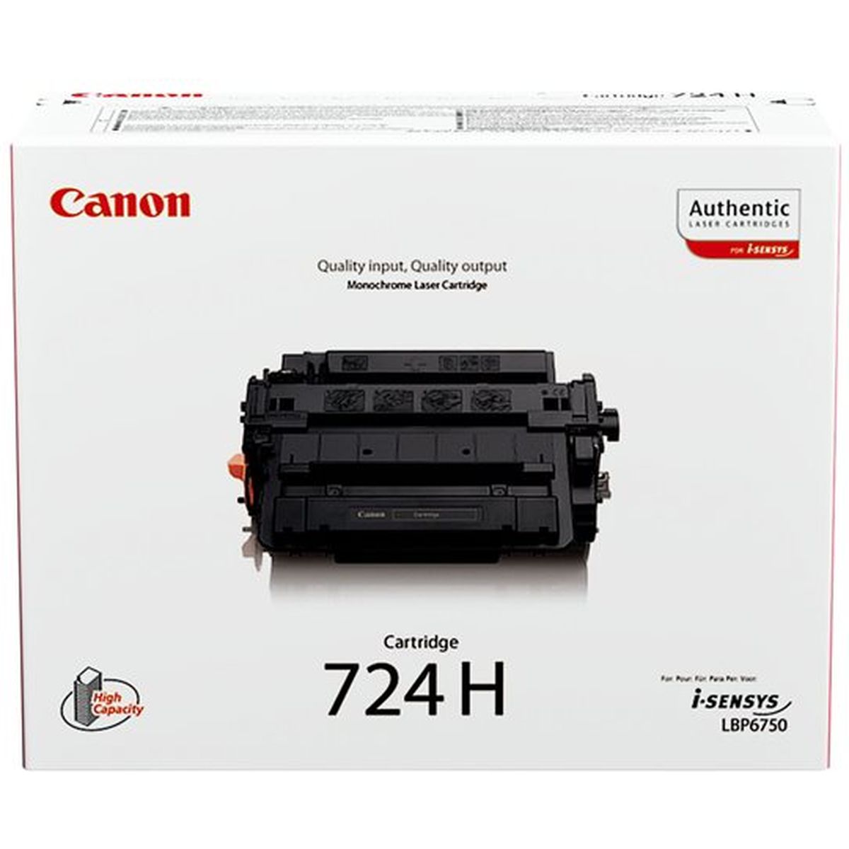 Canon CRG-724H Black HC 12.000 Page 1-pack - image 3 of 3