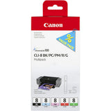 Canon CLI-8 BK PC PM R G Ink Cartridge Black And Four Kle - image 2 of 2