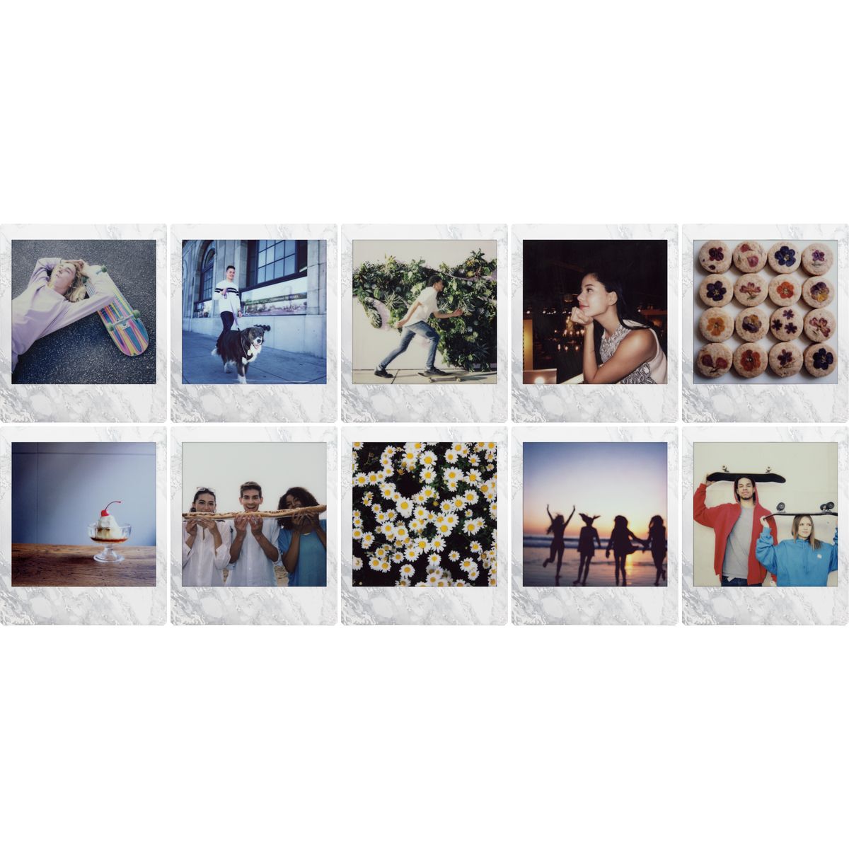 Fuji Instax Square Whitemarble Single Pack