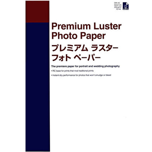 Epson Premium Luster Inktjet 250G/M2 A2 25 Sheet S042123