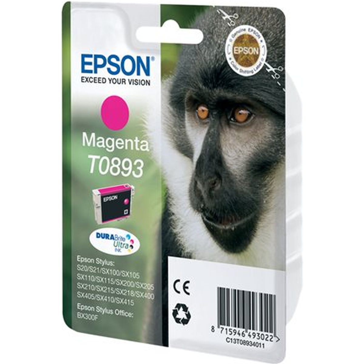 Epson T0893 Ink Cartridge Magenta Low Capacity 3.5ml 1-pack - image 2 of 2