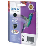 Epson T0801 Ink Cartridge Black Standard Capacity 7.4ml 330 - image 2 of 2