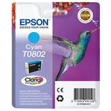 Epson T0802 Ink Cartridge Cyan Standard Capacity 7.4ml 935