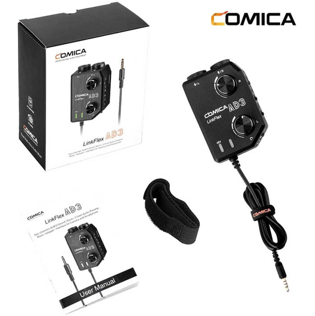 Comica TWO-Channel XLR/3.5mm/6.35mm Interface Linkflex AD3 (Linkflex) - image 3 of 5