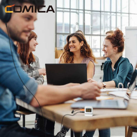 Comica 2.4G Mini Wireless Microphone - 4 Transmitters + Laadcase Vimo Q (Vimo-Q) - image 2 of 5