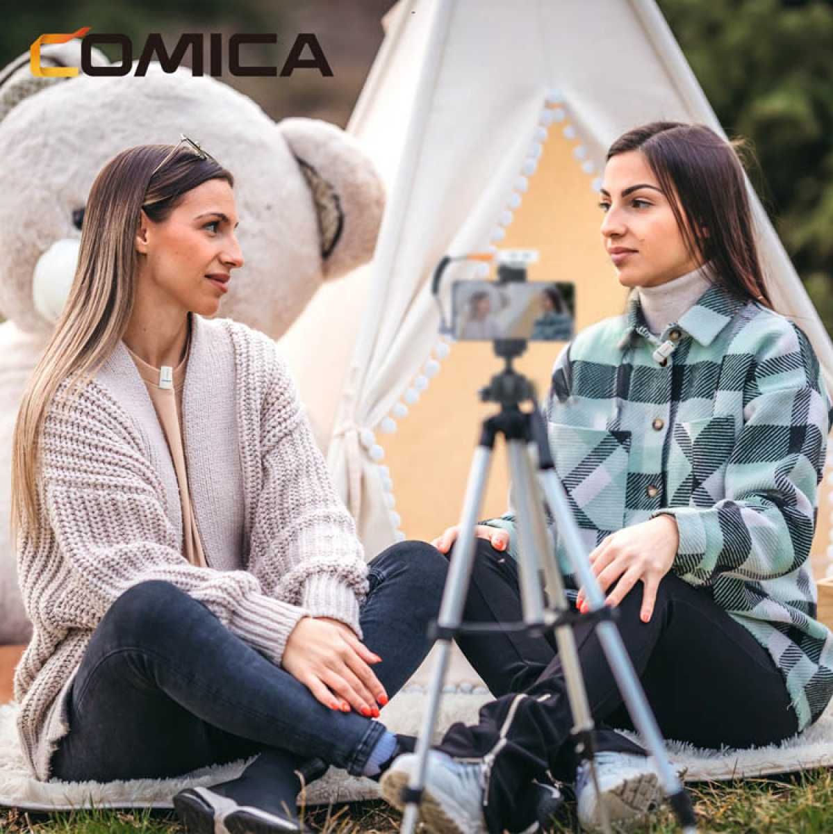 Comica 2.4G Mini Wireless Microphone - 4 Transmitters + Laadcase Vimo Q (Vimo-Q) - image 5 of 5