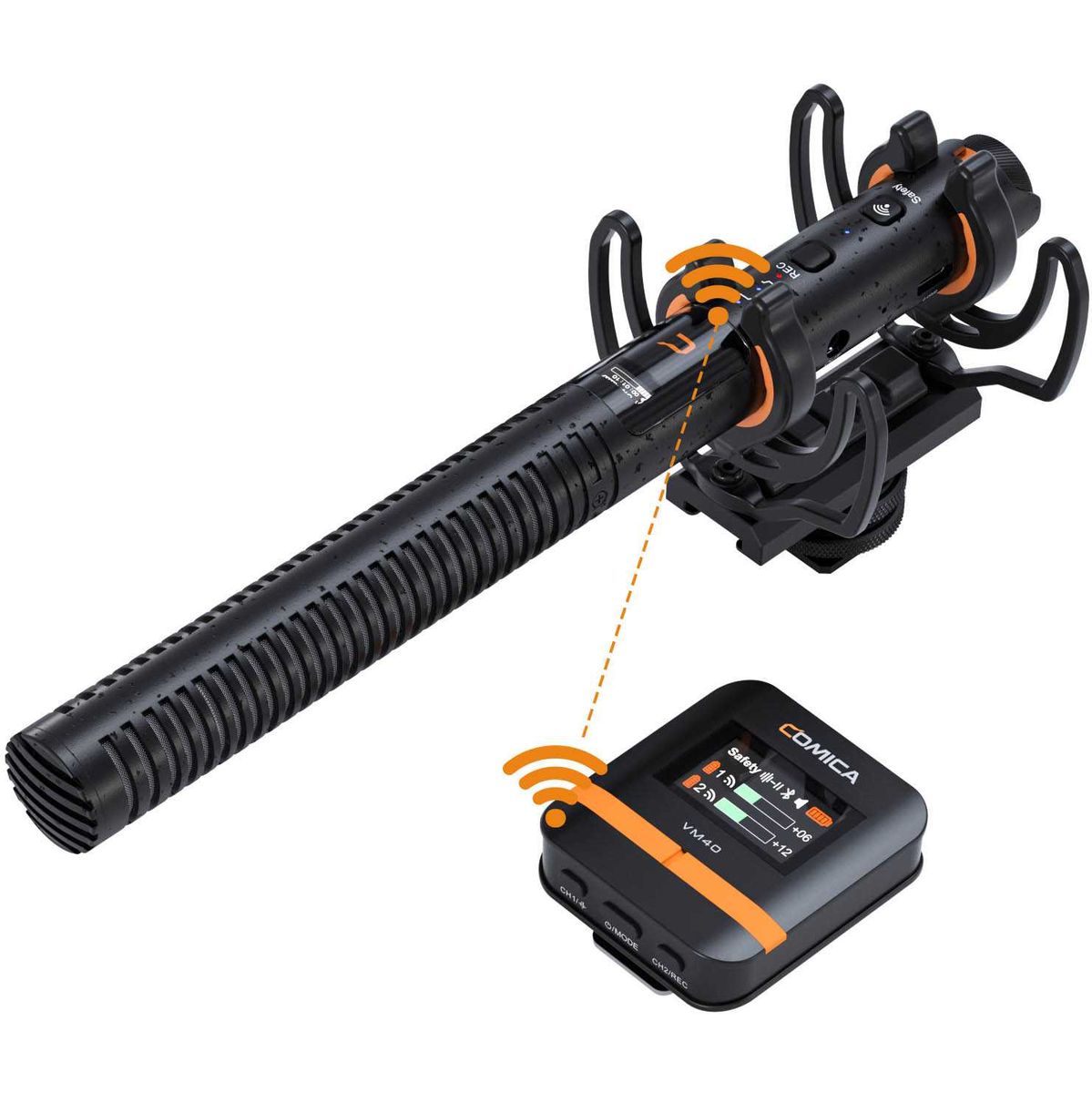 Comica Shotgun Mic Onboard Rec (VM40)