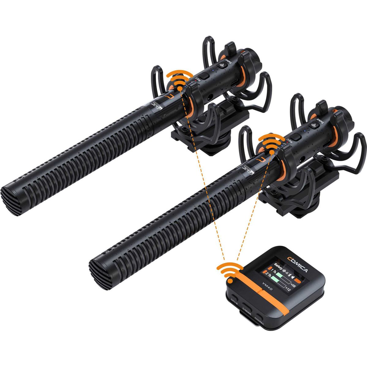 Comica Shotgun Mic Dual Channel (VM40-COMBO)