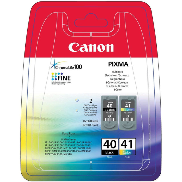 Canon PG-40/CL-41 Ink Cartridge Black And Colour Standard CA