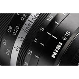 NiSi MF 15mm f/4.0 Asph Fuji X