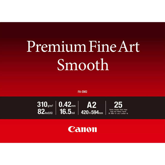 Canon FA-SM2 A2 25 Premium FineArt Smooth A2 2