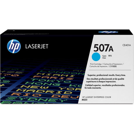 HP 507A Cartridge Cyan SC CE401A